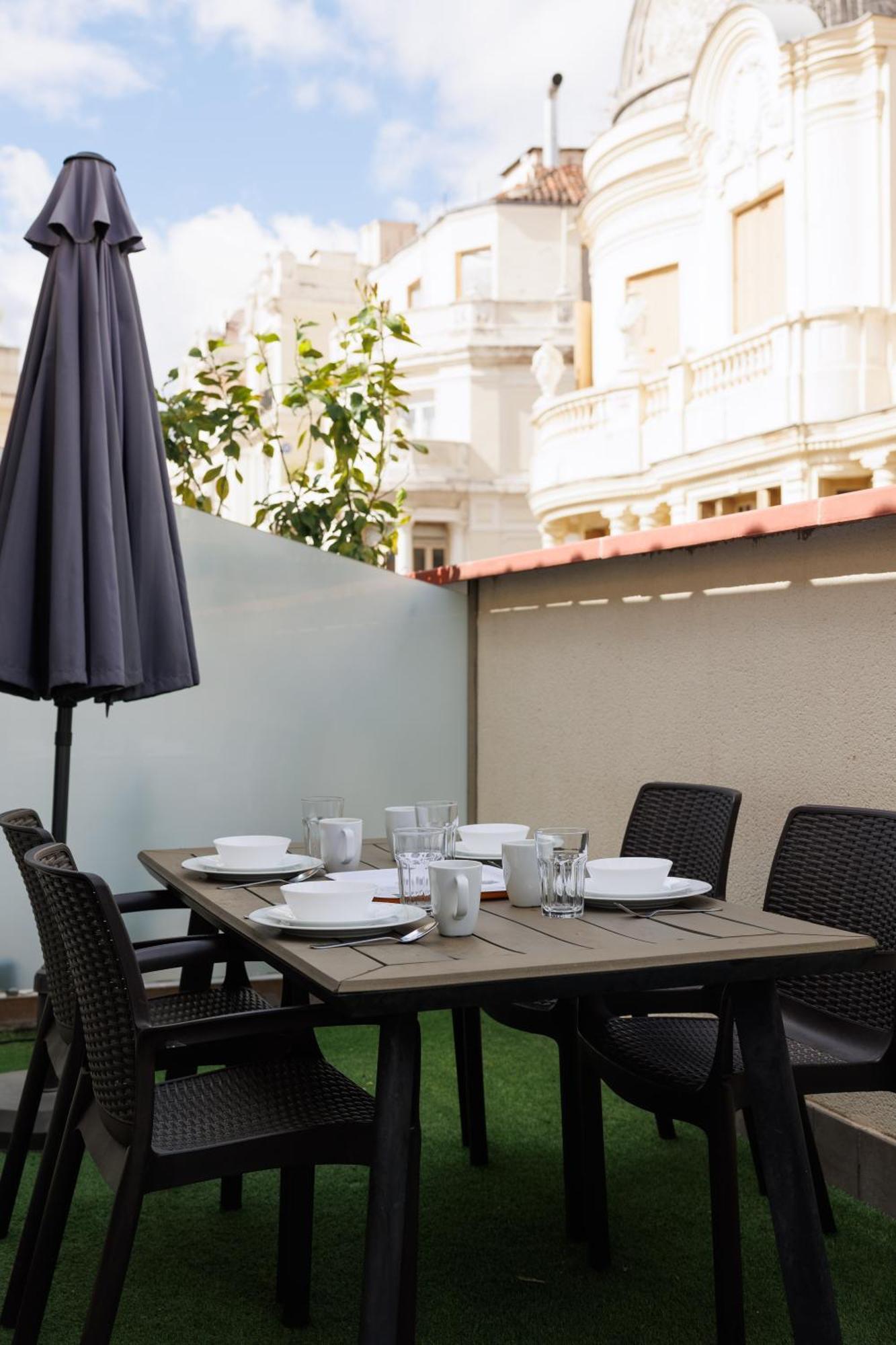 Slow Suites Gran Via Madrid Exterior foto